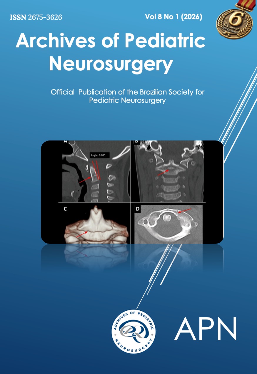 					View Vol. 8 No. 1 (2026): Archives of Pediatric Neurosurgery
				